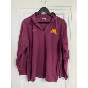 Minnesota Gophers Columbia Sportswear Fleece 1/4-Zip Women's L